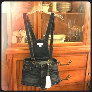 Guess jean overalls